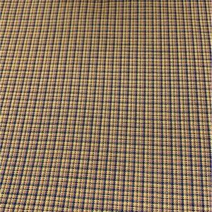 Orange & Black Checked Cotton Fabric Material 20x46 Inches Sewing Crafting Proje